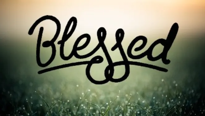 blessed definition