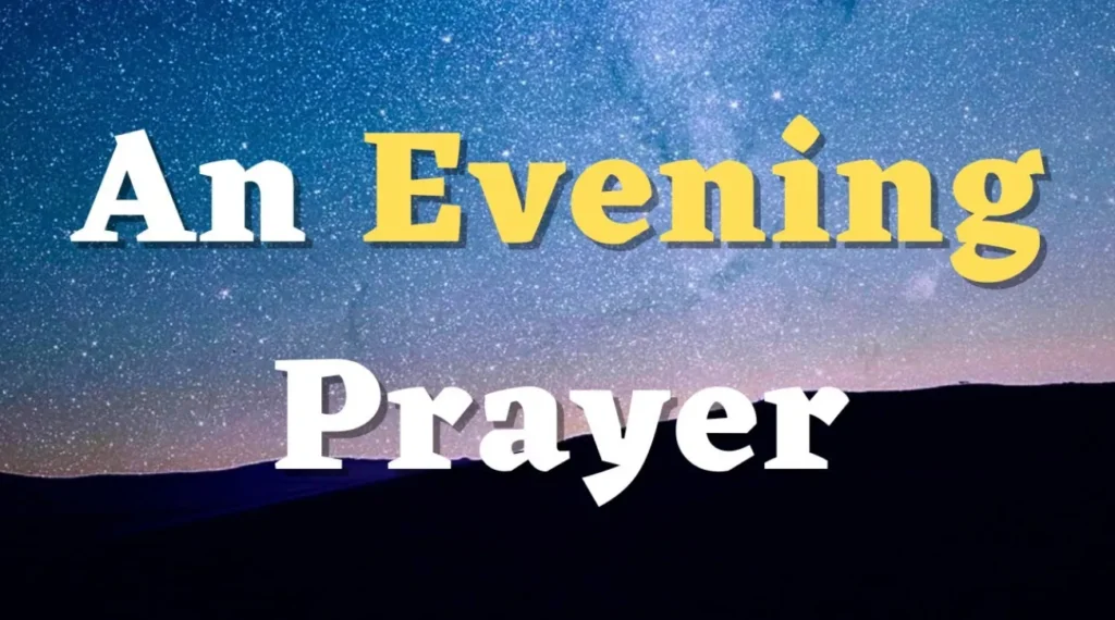 evening prayers
