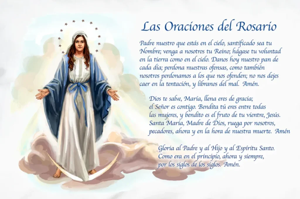 spanish prayers rosary