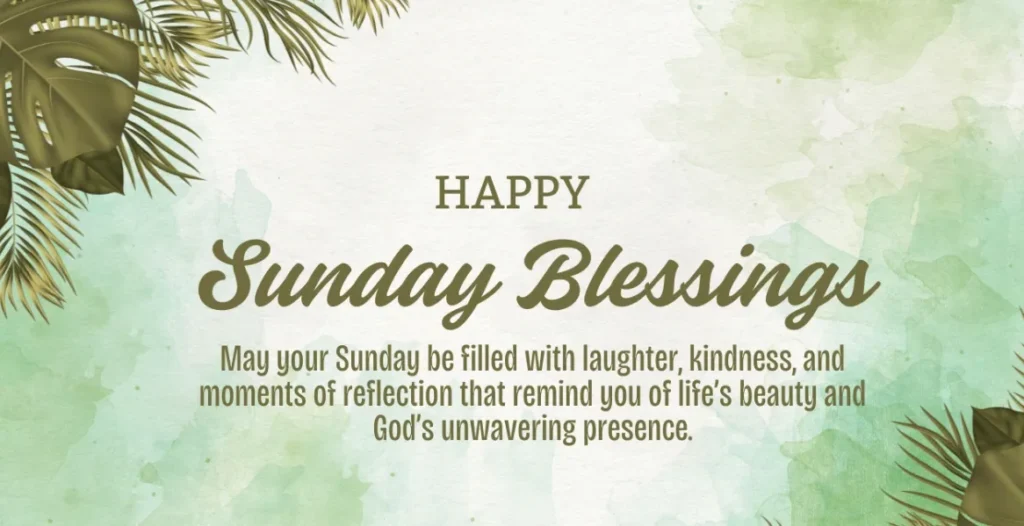 sunday blessings