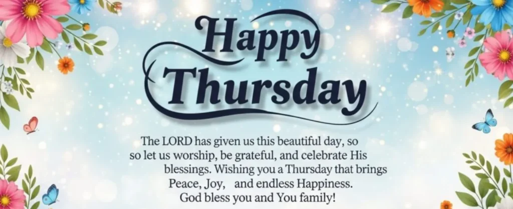 thursday prayers and blessings