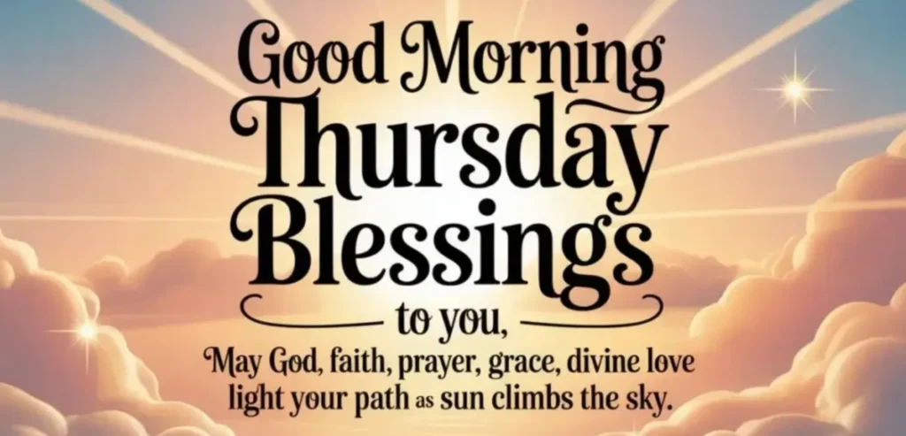 thursday prayers and blessings