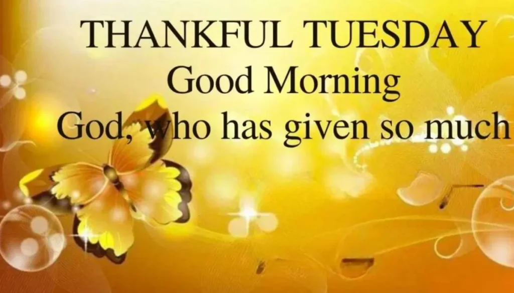 tuesday morning blessings